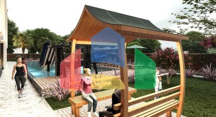 An investment project under construction in the Kocahasanli district