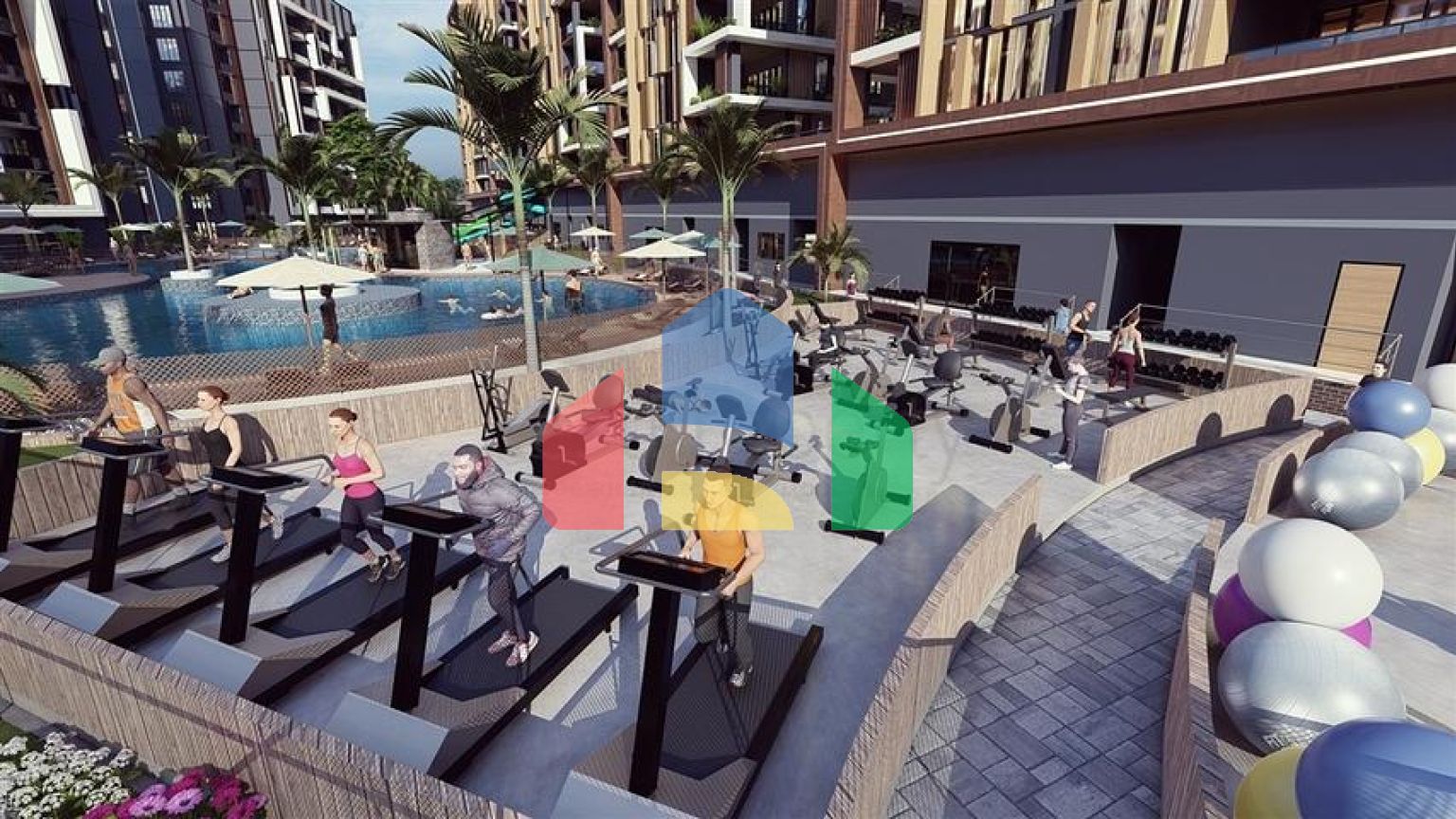 Масштабний проект готельної концепції в районі Томюк в 500м від моря