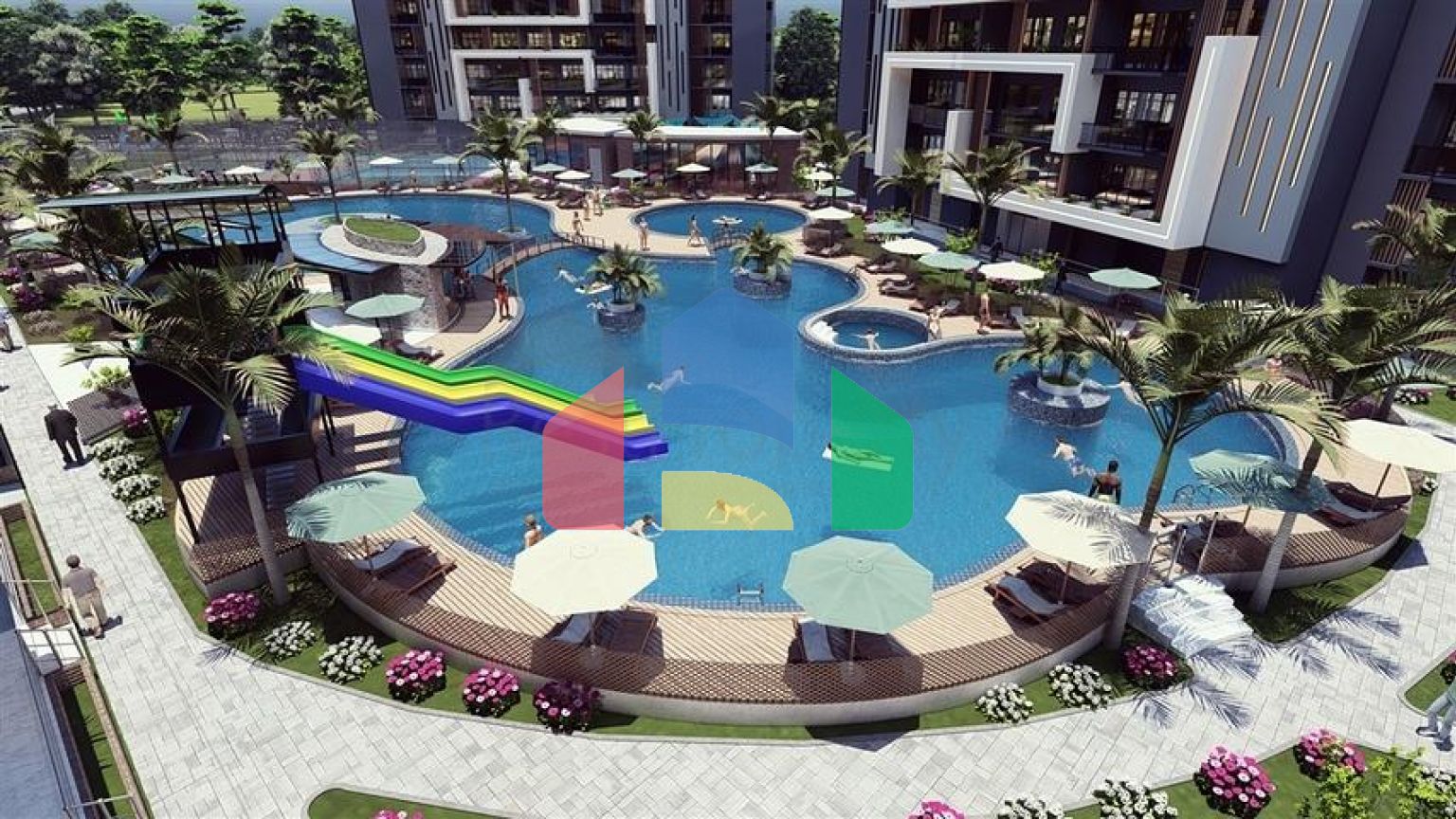 Масштабний проект готельної концепції в районі Томюк в 500м від моря