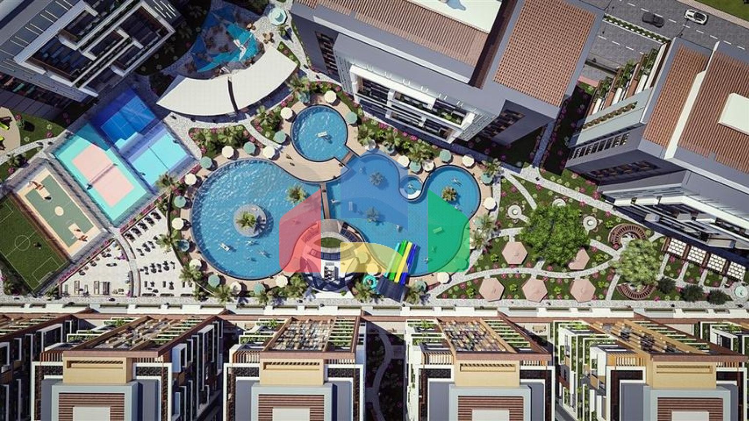 Масштабний проект готельної концепції в районі Томюк в 500м від моря