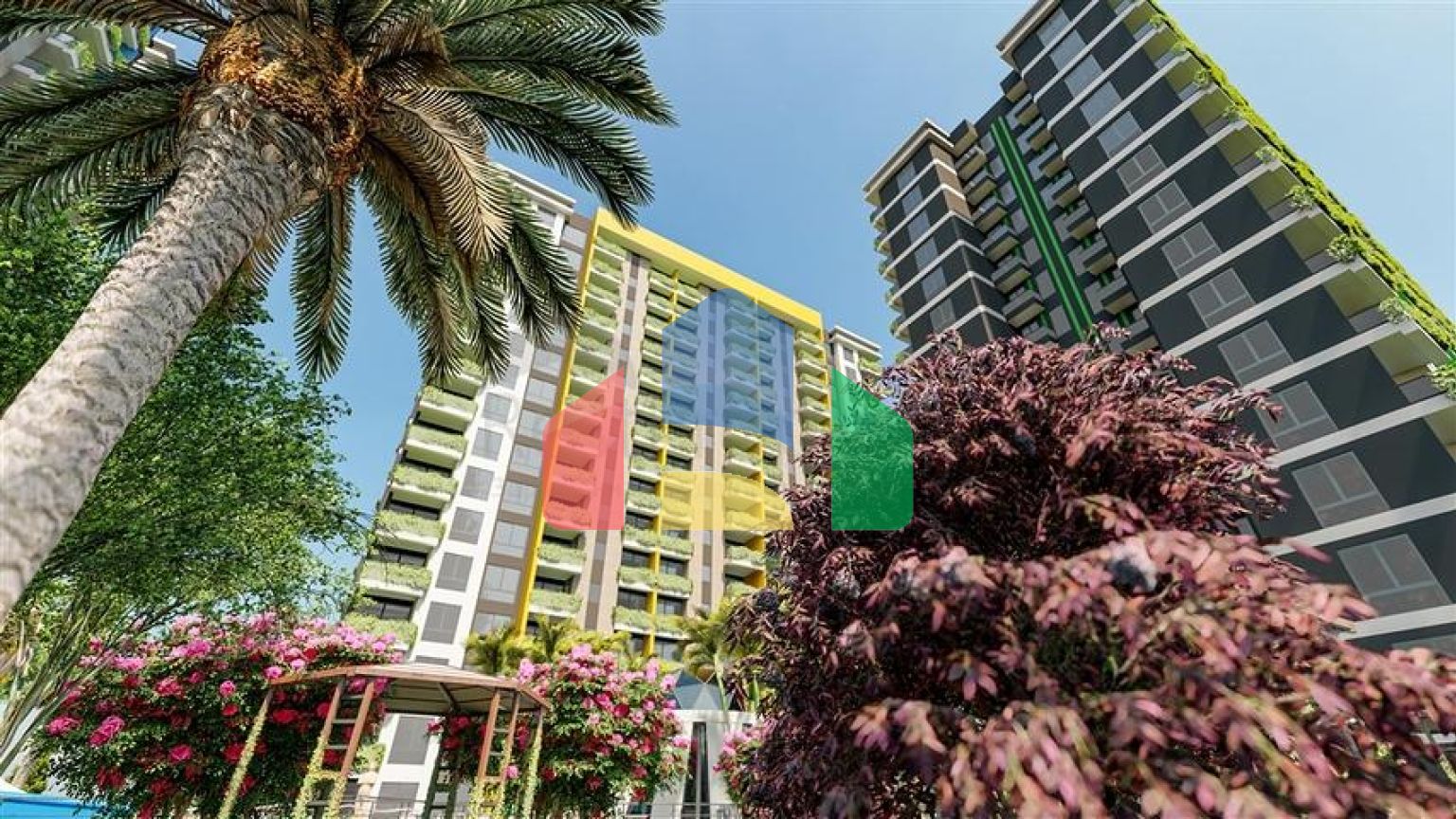 Инвестиционный проект в районе Эрдемли в 200 м от моря