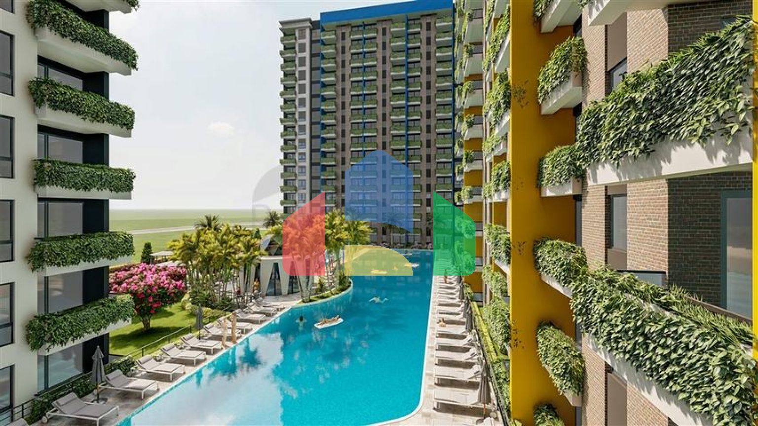 Инвестиционный проект в районе Эрдемли в 200 м от моря