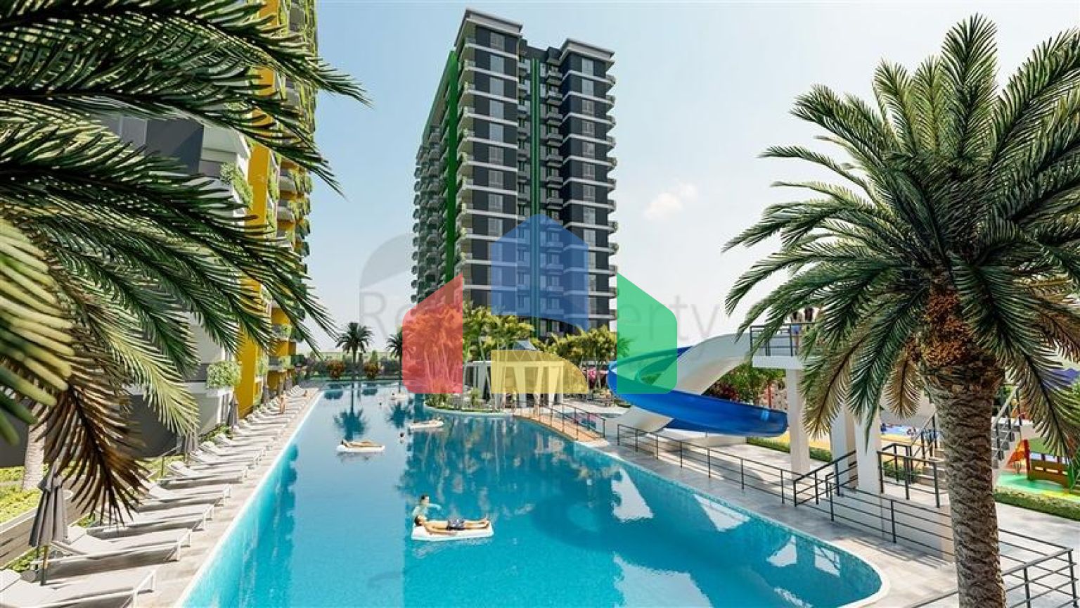 Инвестиционный проект в районе Эрдемли в 200 м от моря