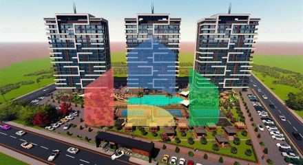 Apartments for sale under construction in Erdemli district