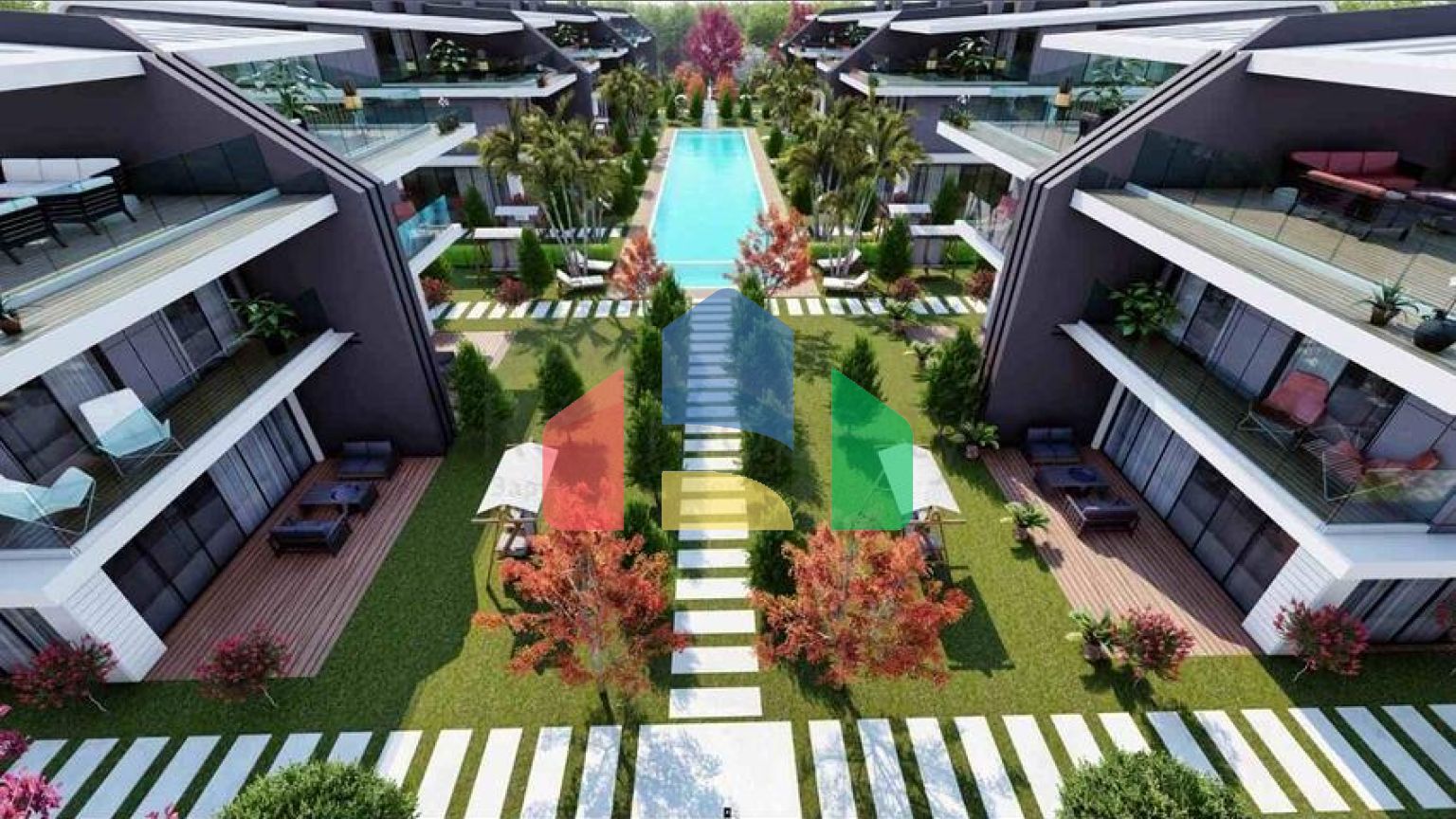 Вілла в комплексі район Дошемеалти-Анталія