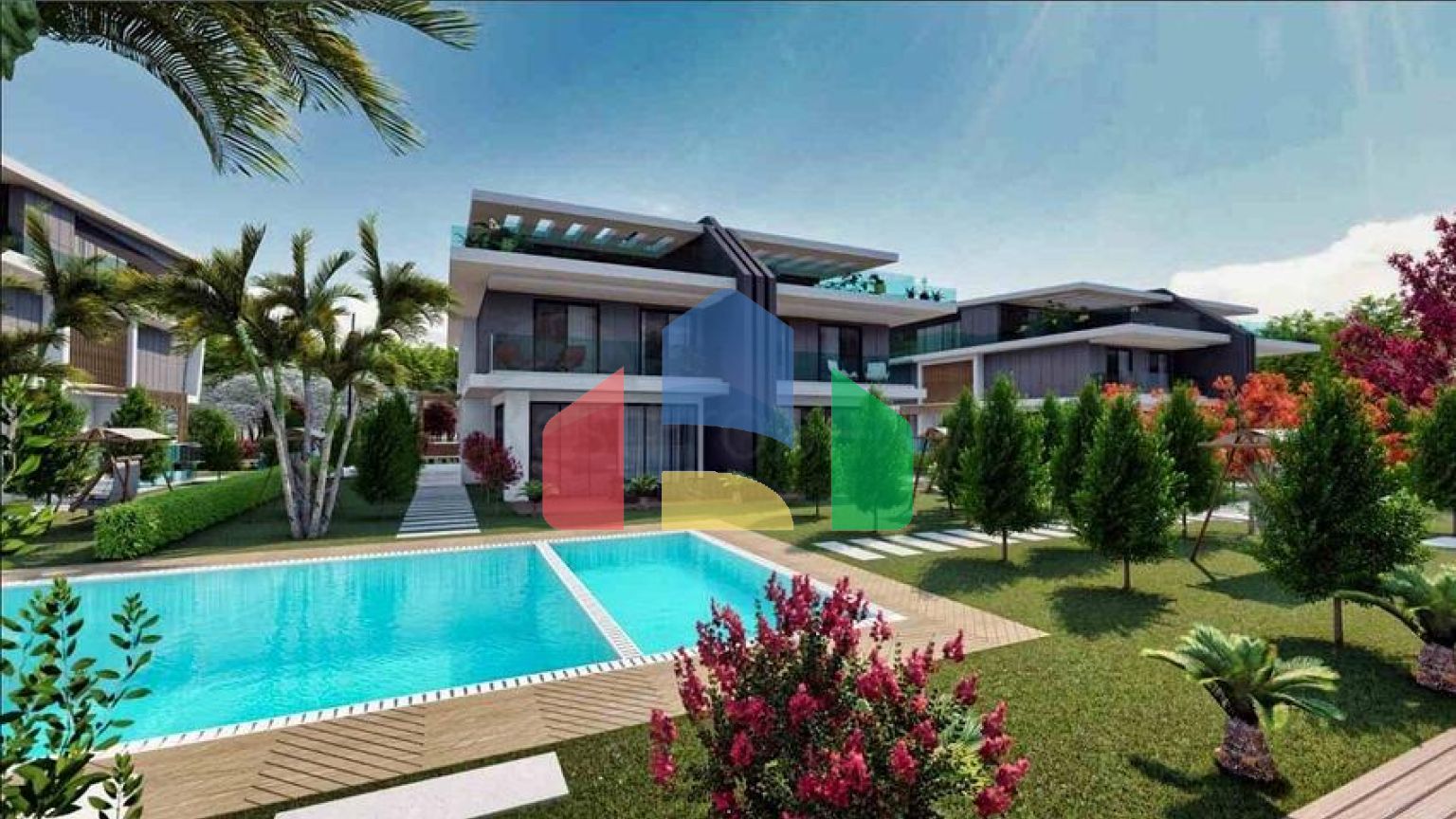 Вілла в комплексі район Дошемеалти-Анталія