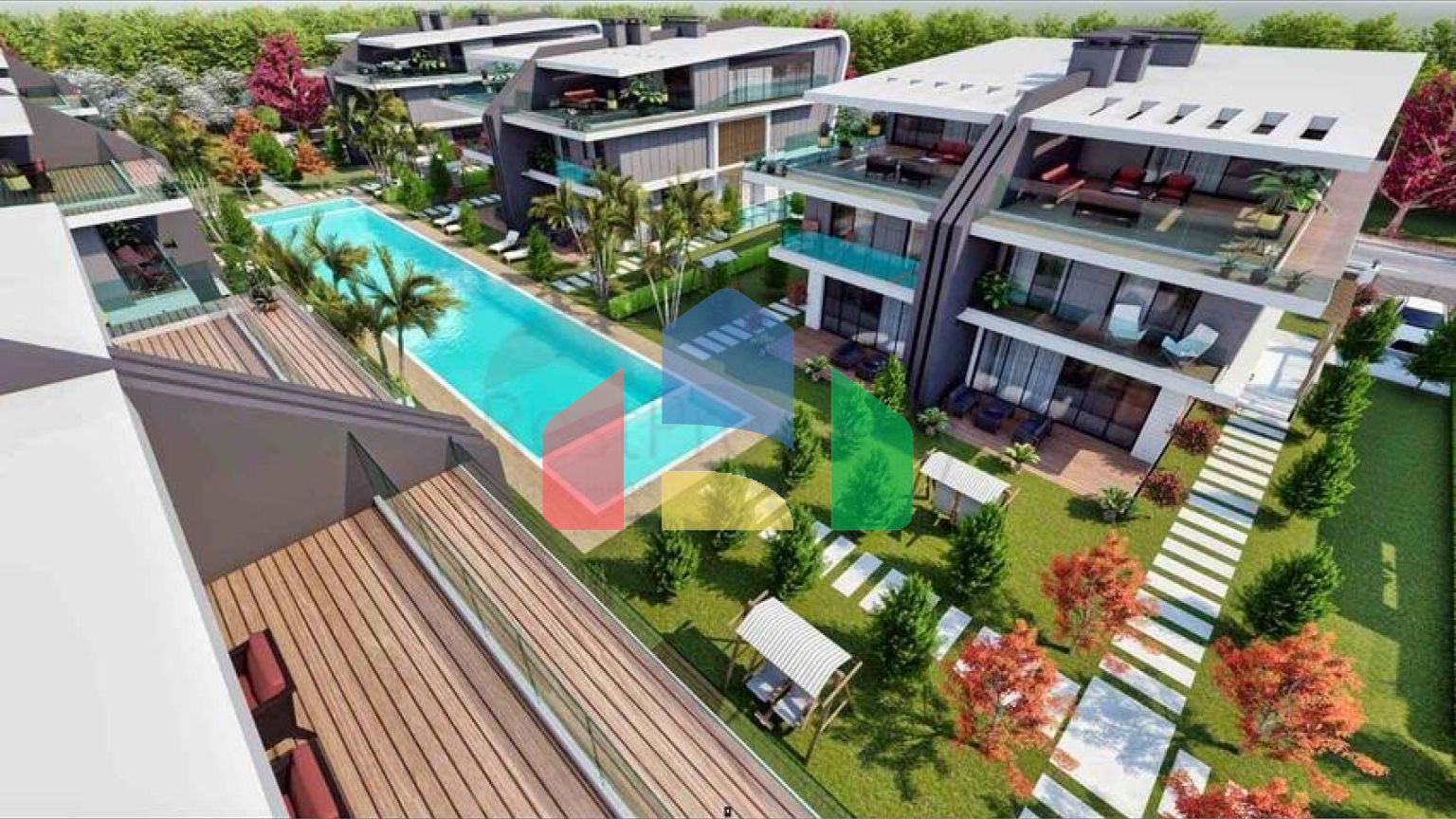 Вілла в комплексі район Дошемеалти-Анталія