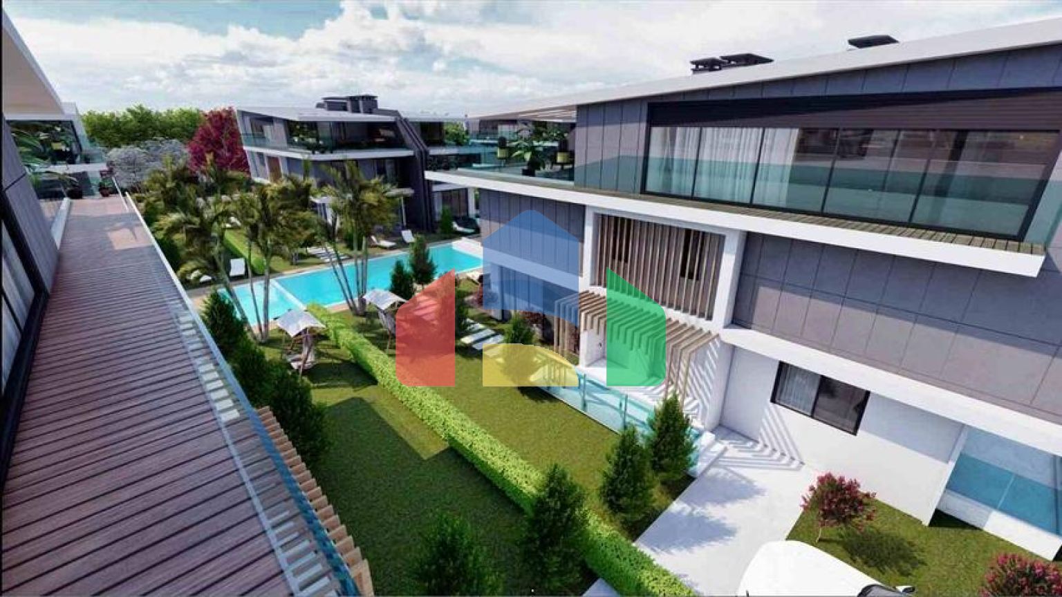 Вілла в комплексі район Дошемеалти-Анталія