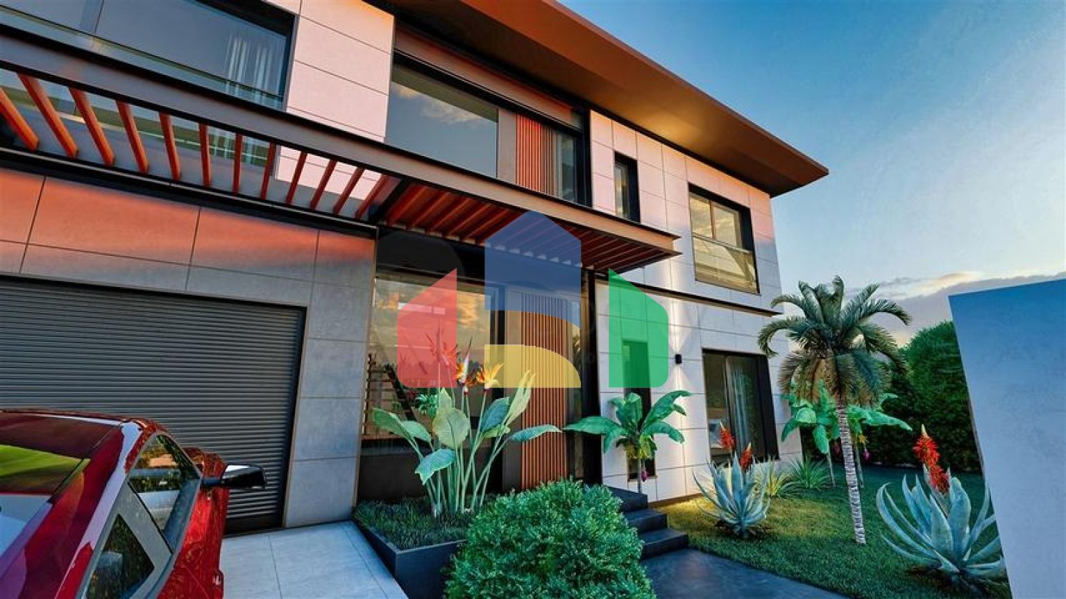 Вилла планировки 4+1 в районе Дошемеалты - Анталия