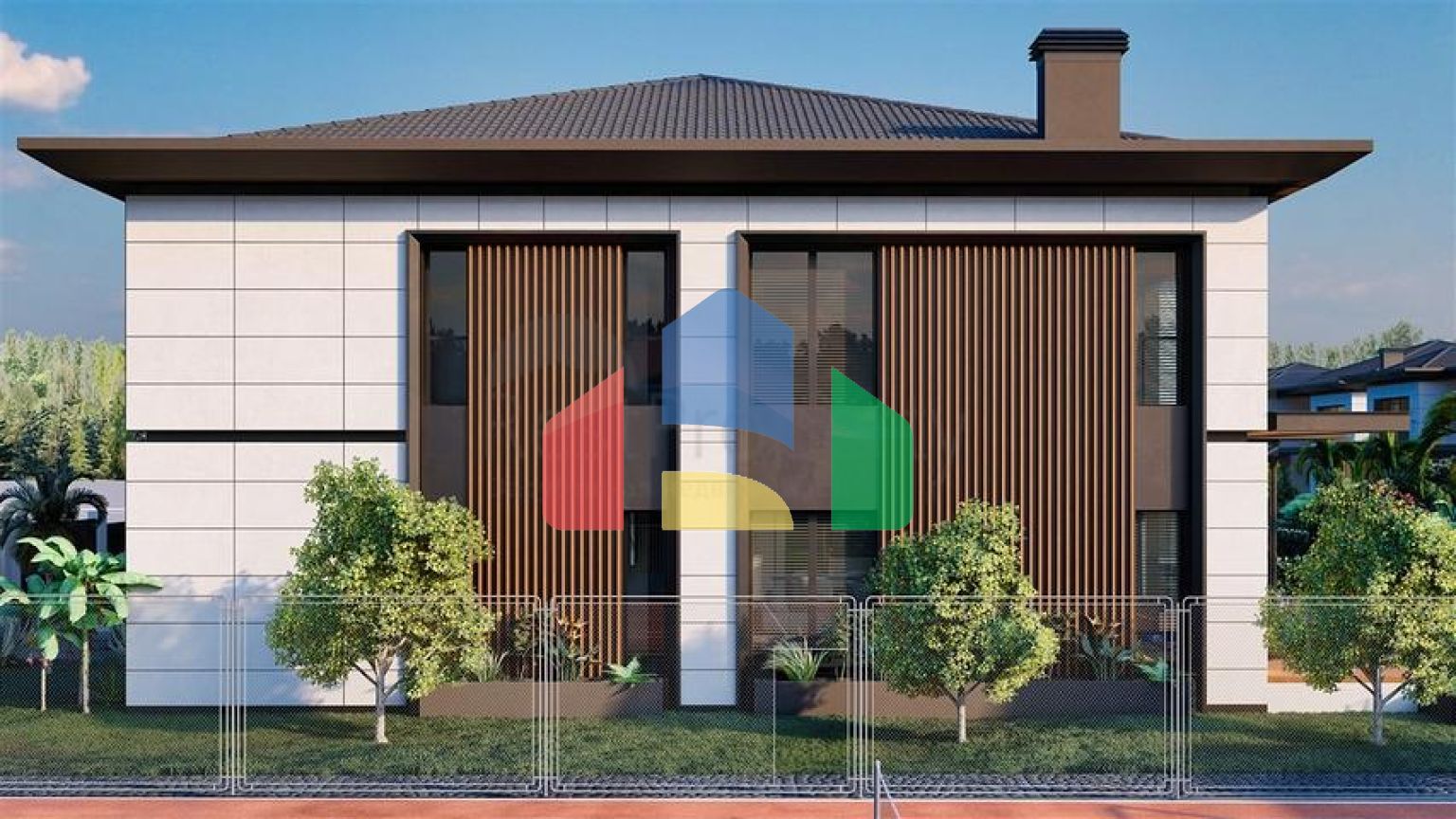 Вилла планировки 4+1 в районе Дошемеалты - Анталия