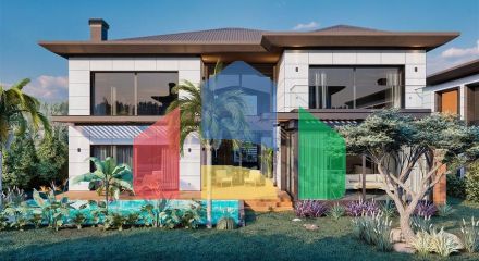 Вилла планировки 4+1 в районе Дошемеалты - Анталия