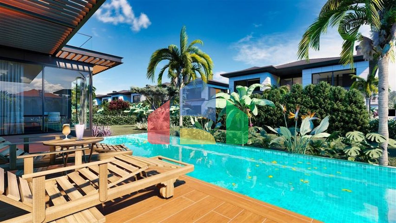 Вилла планировки 4+1 в районе Дошемеалты - Анталия