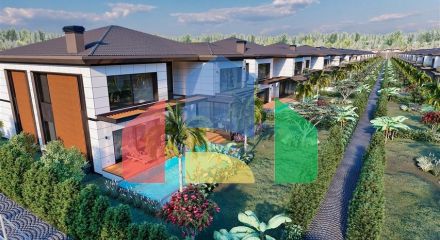 Вилла планировки 4+1 в районе Дошемеалты - Анталия