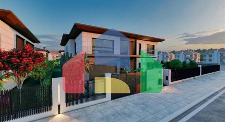 Вилла планировки 4+1 в районе Дошемеалты - Анталия