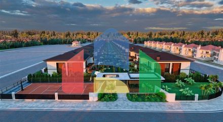 Вилла планировки 4+1 в районе Дошемеалты - Анталия