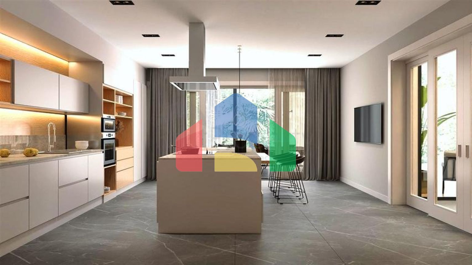 Вилла планировки 4+1 в районе Дошемеалты - Анталия