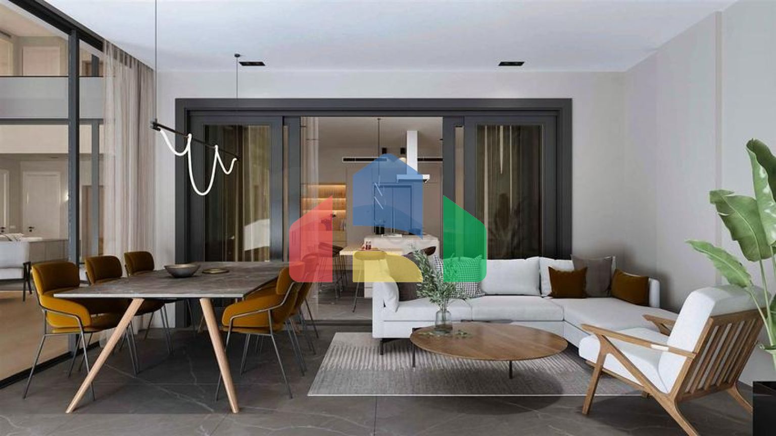 Вилла планировки 4+1 в районе Дошемеалты - Анталия