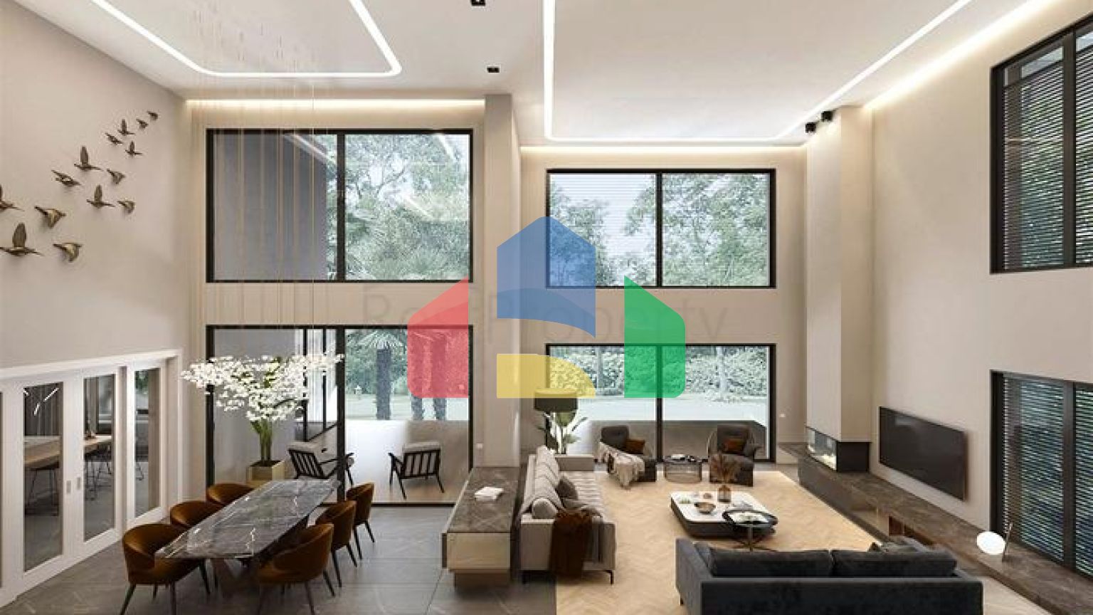 Вилла планировки 4+1 в районе Дошемеалты - Анталия