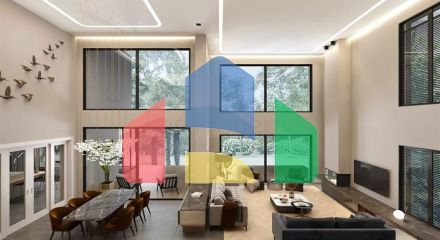 Вилла планировки 4+1 в районе Дошемеалты - Анталия