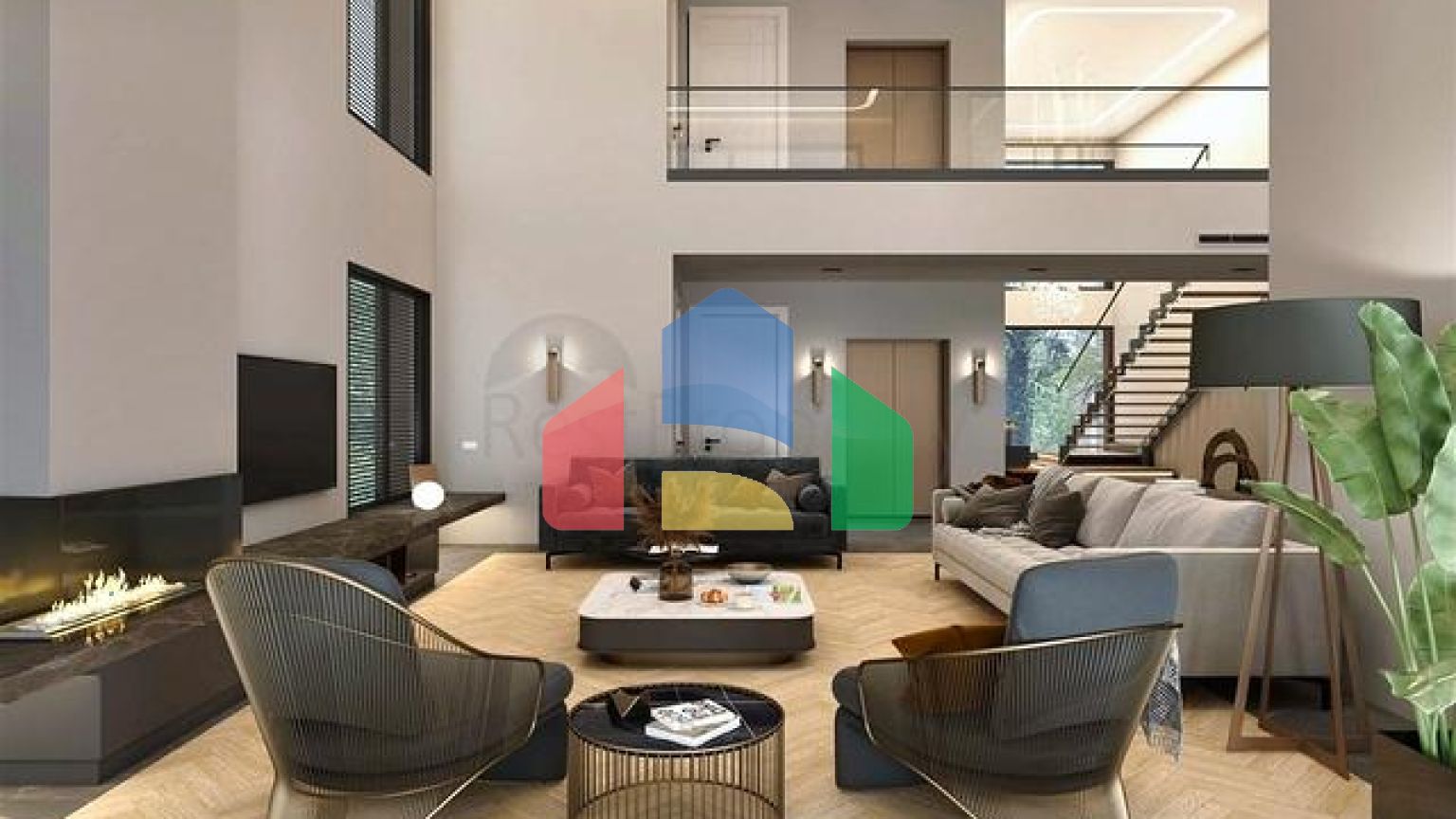 Вилла планировки 4+1 в районе Дошемеалты - Анталия