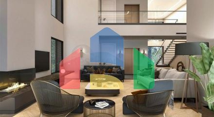 Вилла планировки 4+1 в районе Дошемеалты - Анталия