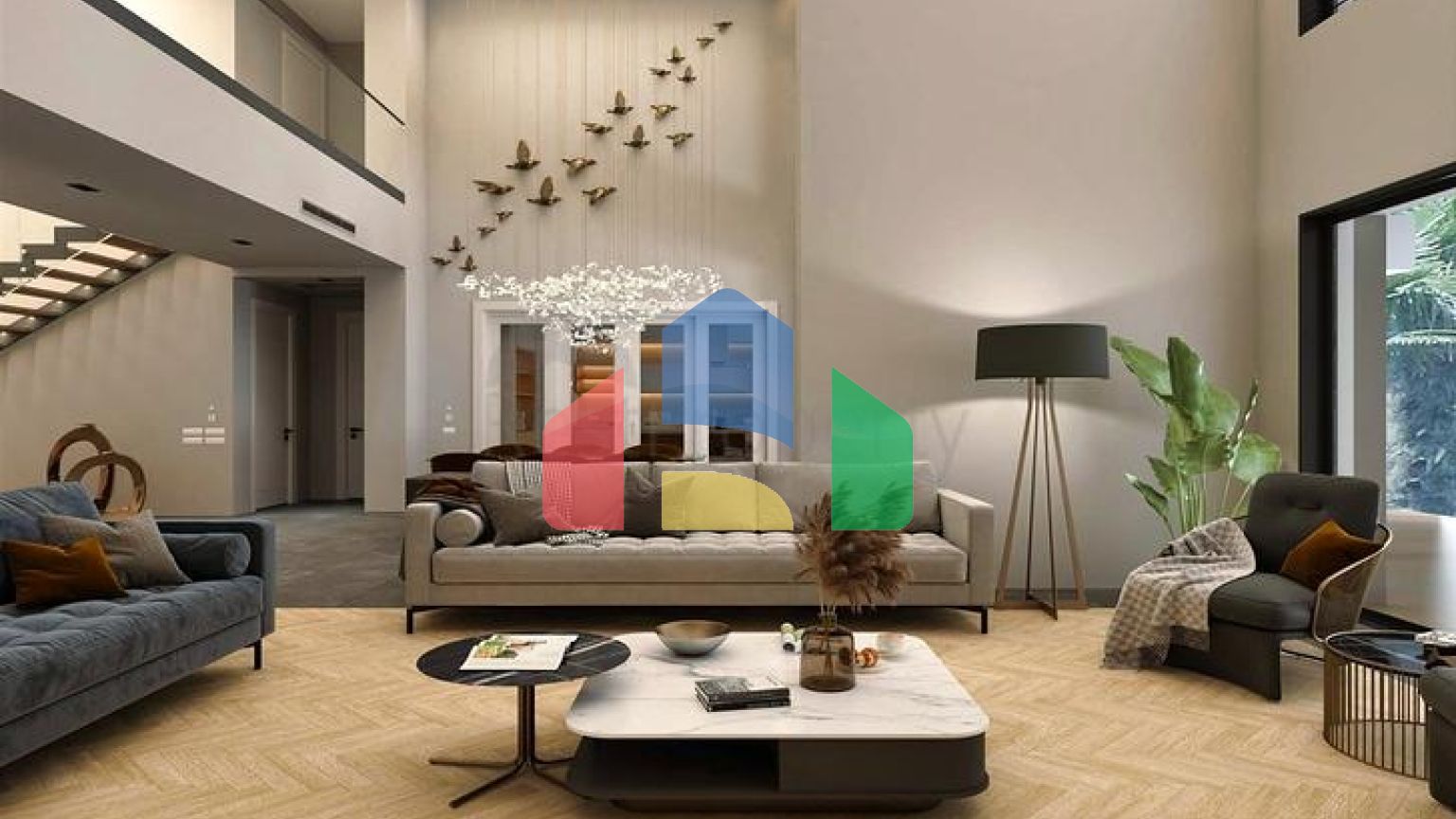 Вилла планировки 4+1 в районе Дошемеалты - Анталия