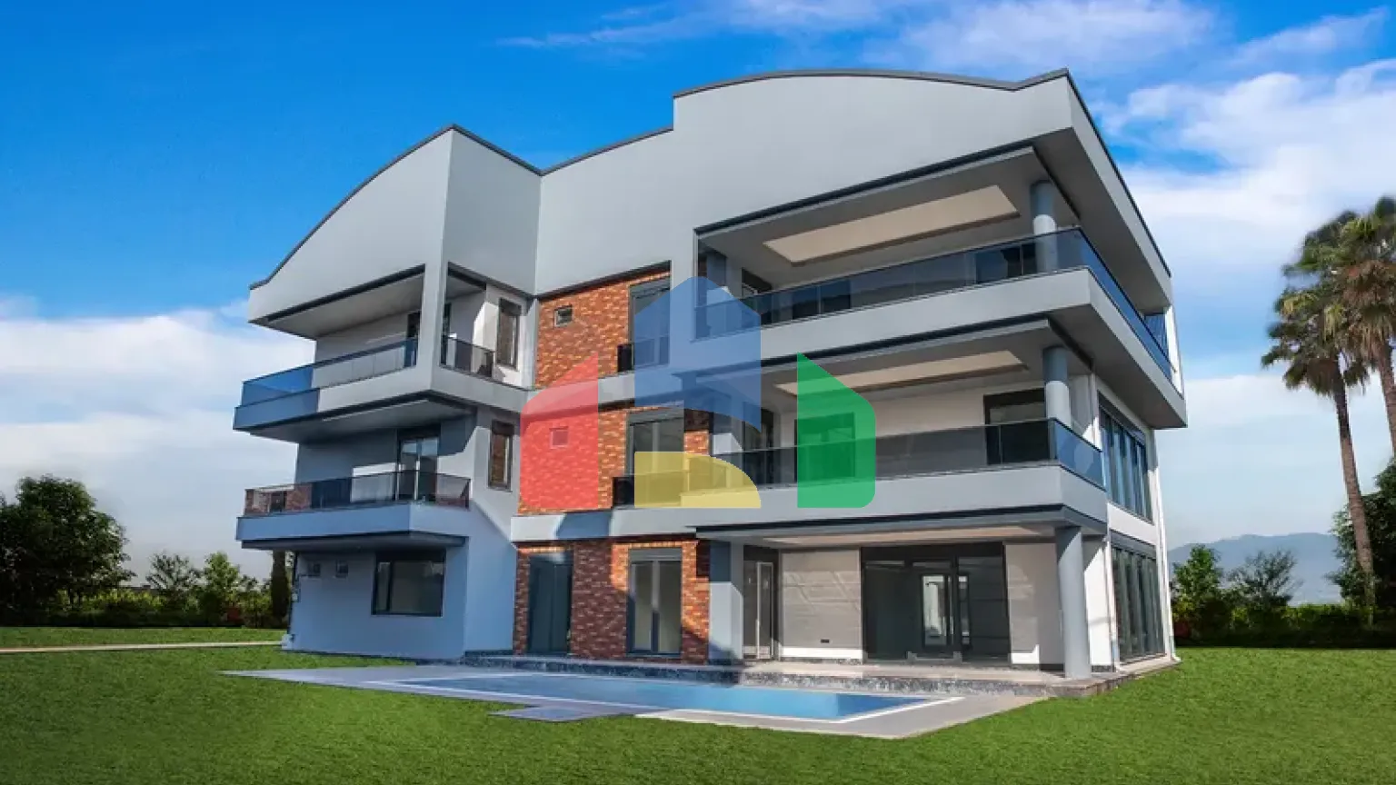 Виллы премиум класса в районе Дошемеалты - Анталия