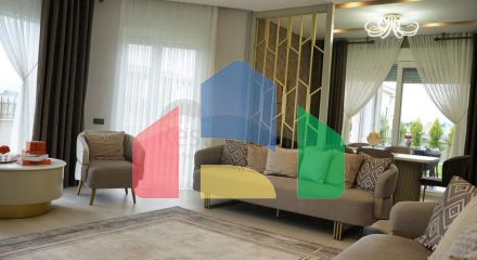 Вілла планування 5 + 1 в районі Дошемеалти - Анталія