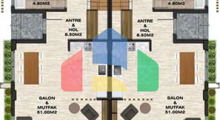 Вилла планировки 4+1 в районе Дошемеалты - Анталия