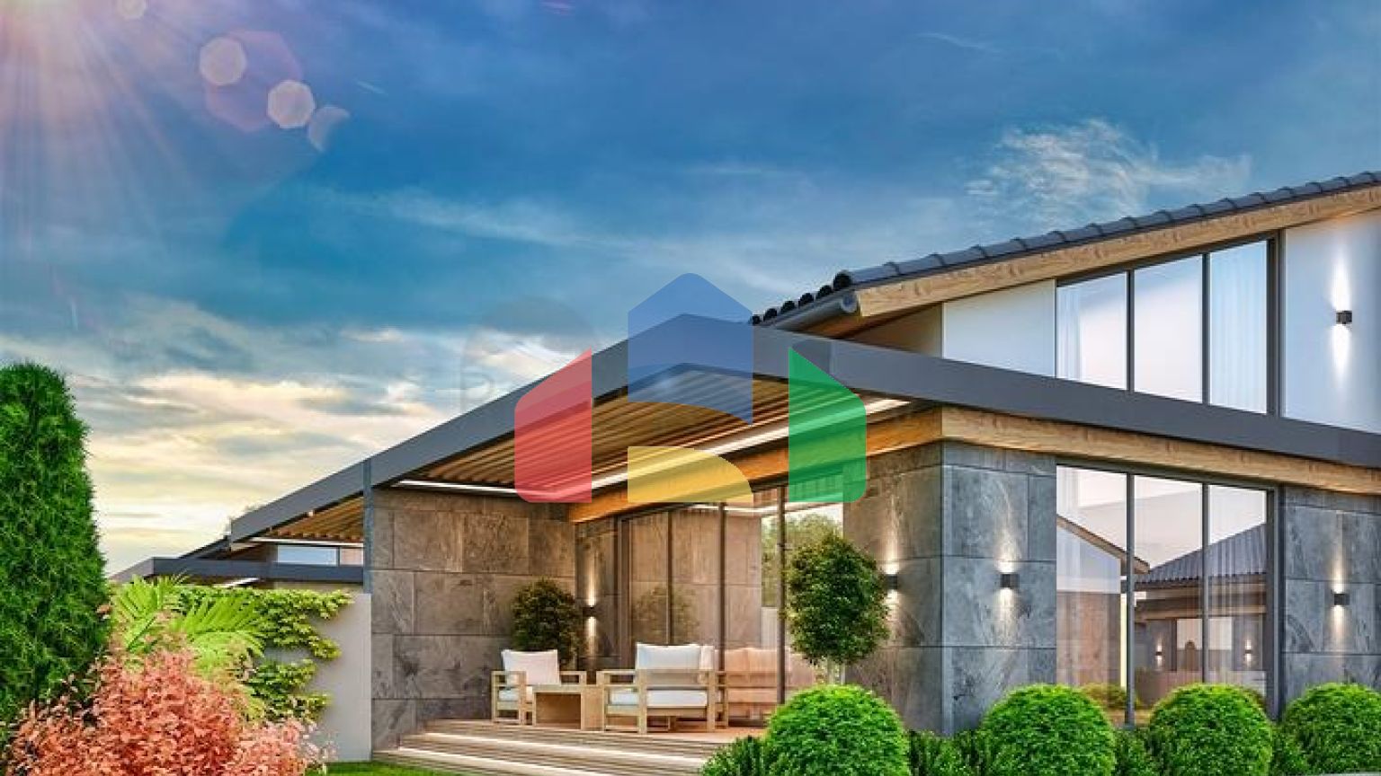 Вилла планировки 4+1 в районе Дошемеалты - Анталия