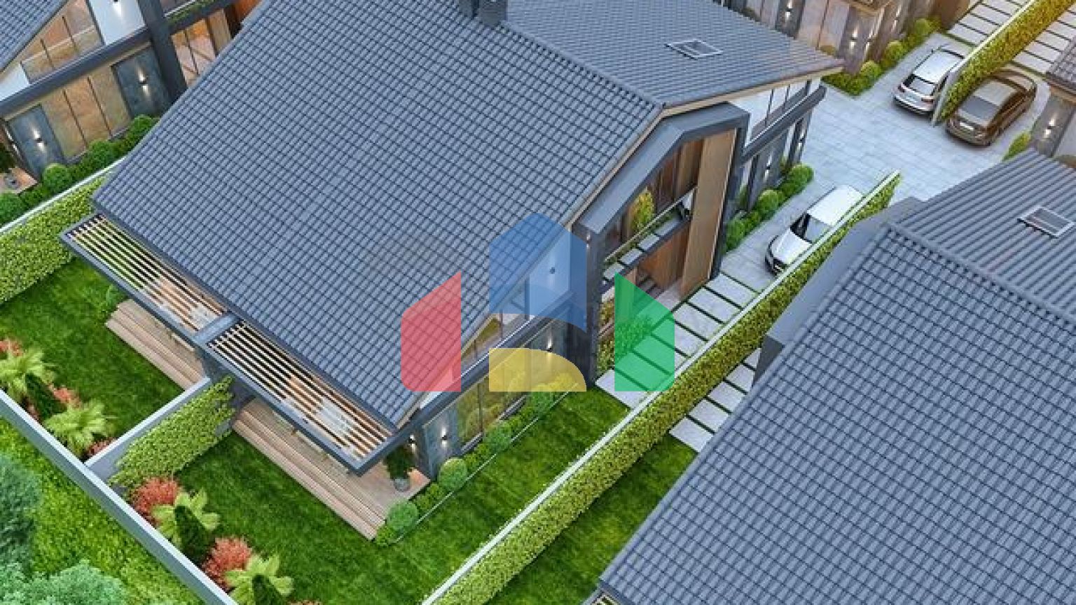 Вилла планировки 4+1 в районе Дошемеалты - Анталия