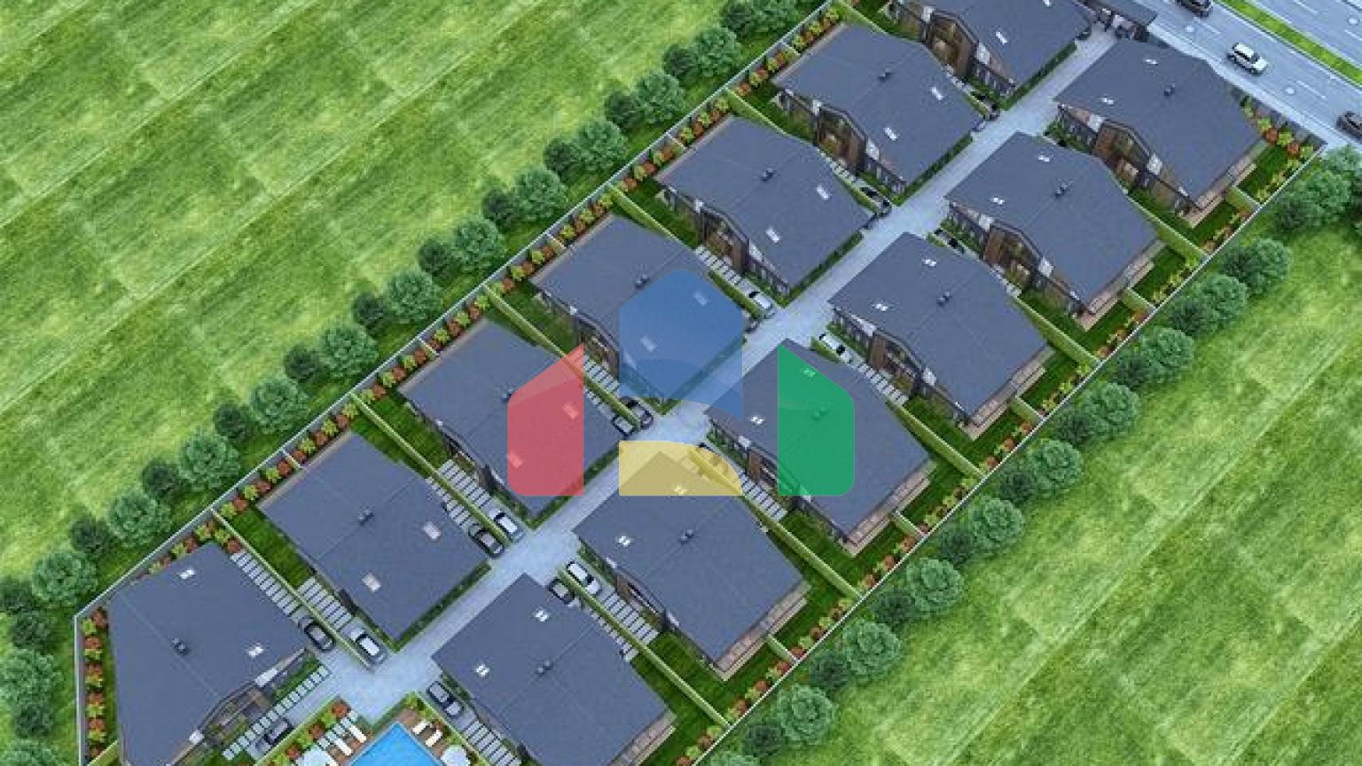 Вилла планировки 4+1 в районе Дошемеалты - Анталия