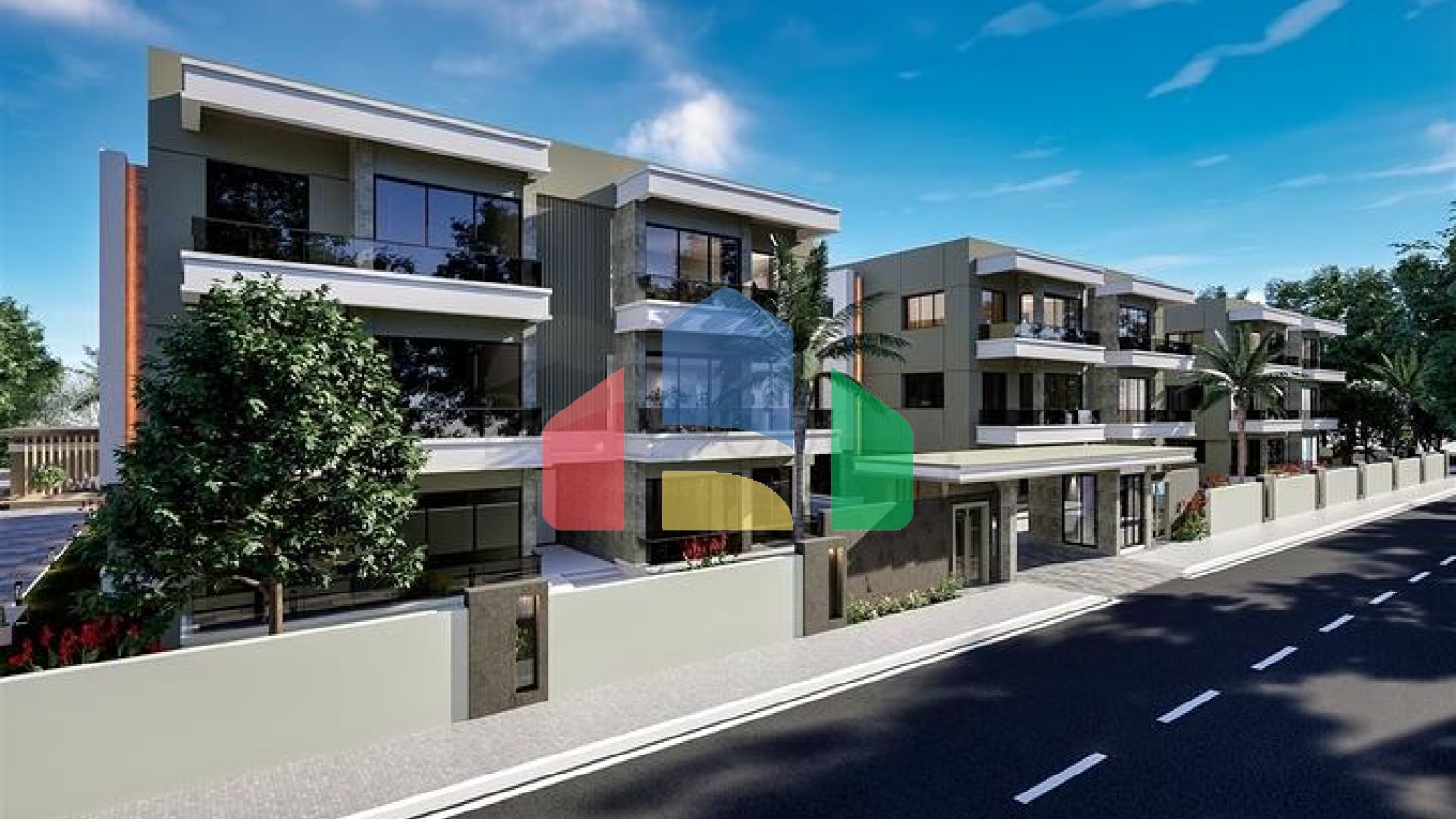 Квартира планування 4 + 1 в районі Дошемеалти - Анталія