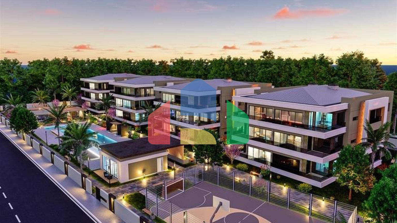 Квартира планування 4 + 1 в районі Дошемеалти - Анталія