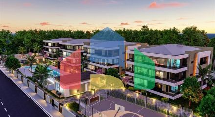 Квартира планування 4 + 1 в районі Дошемеалти - Анталія