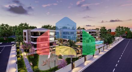 Квартира планування 4 + 1 в районі Дошемеалти - Анталія