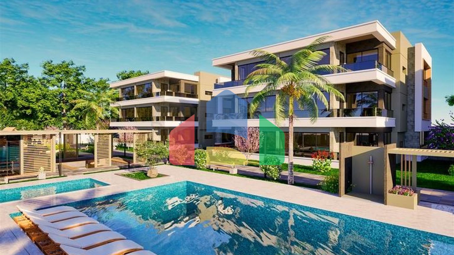 Квартира планування 4 + 1 в районі Дошемеалти - Анталія