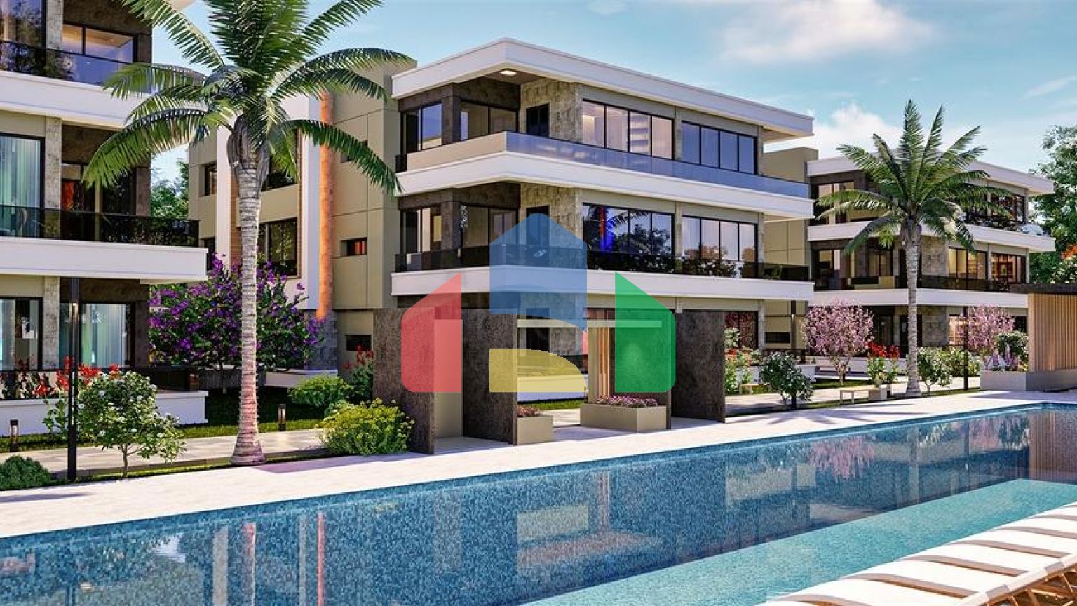 Квартира планування 4 + 1 в районі Дошемеалти - Анталія