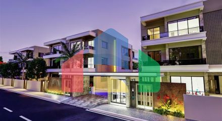 Квартира планування 4 + 1 в районі Дошемеалти - Анталія