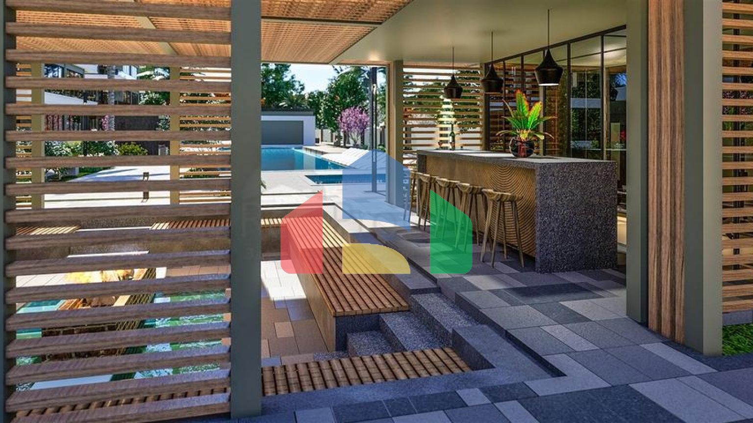 Квартира планування 4 + 1 в районі Дошемеалти - Анталія