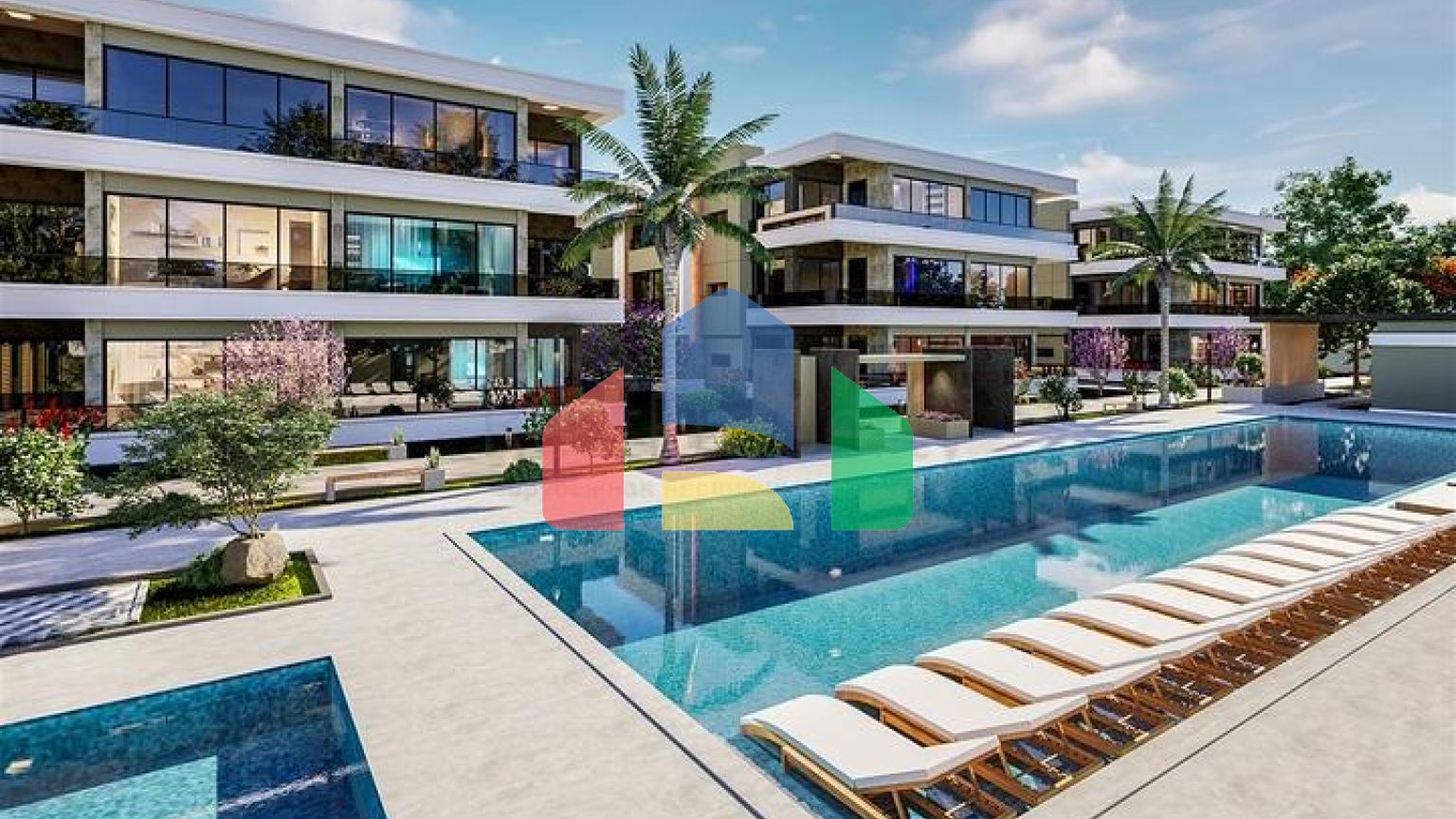 Квартира планування 4 + 1 в районі Дошемеалти - Анталія