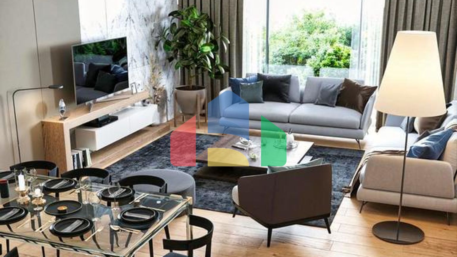 Квартира планування 4 + 1 в районі Дошемеалти - Анталія