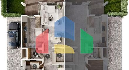 Виллы планировки 3+1 , 4+1 и 5+1 в районе Дошемеалты - Анталия