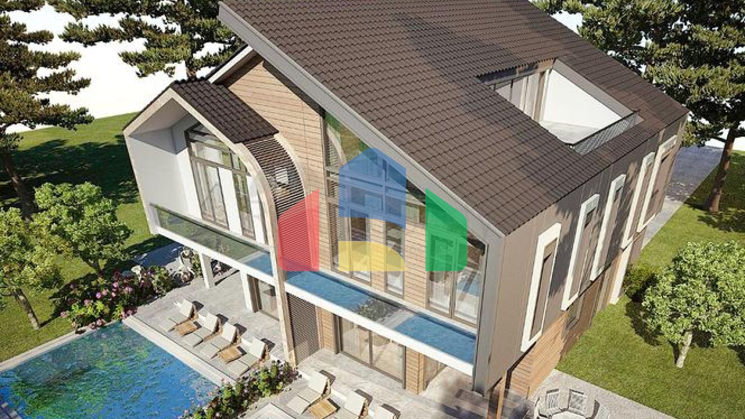 Виллы планировки 3+1 , 4+1 и 5+1 в районе Дошемеалты - Анталия