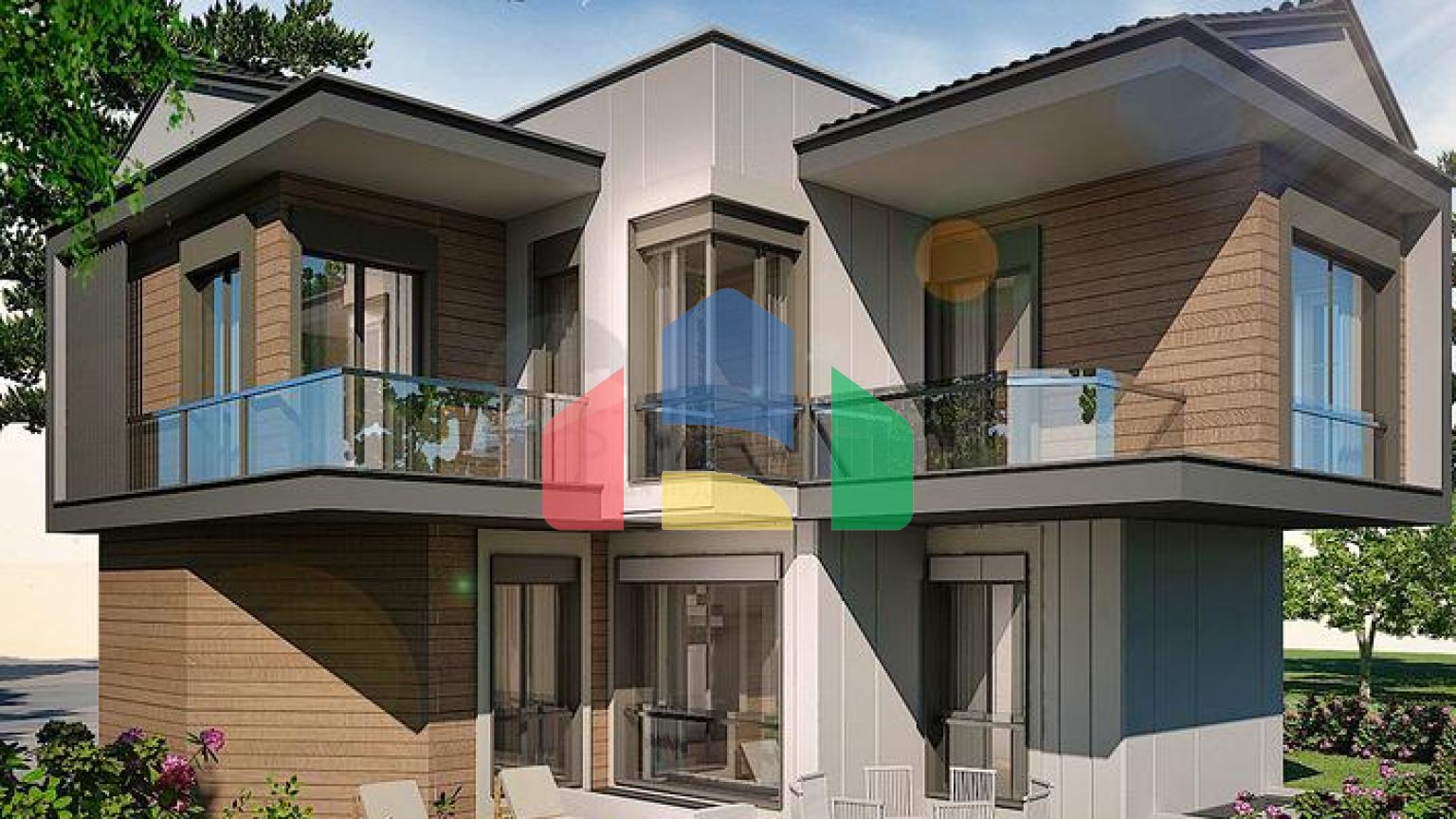 Виллы планировки 3+1 , 4+1 и 5+1 в районе Дошемеалты - Анталия