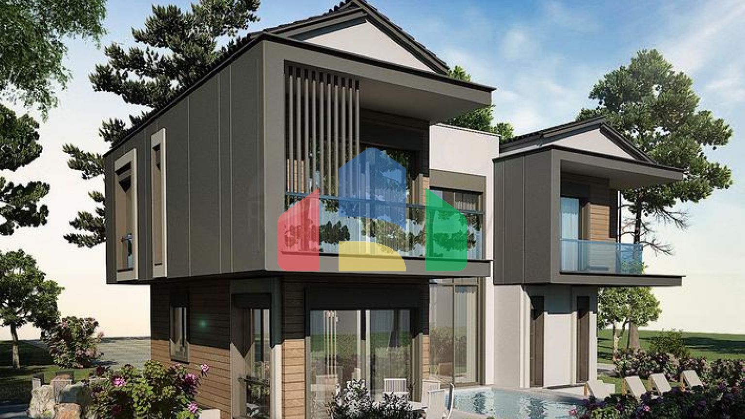 Виллы планировки 3+1 , 4+1 и 5+1 в районе Дошемеалты - Анталия