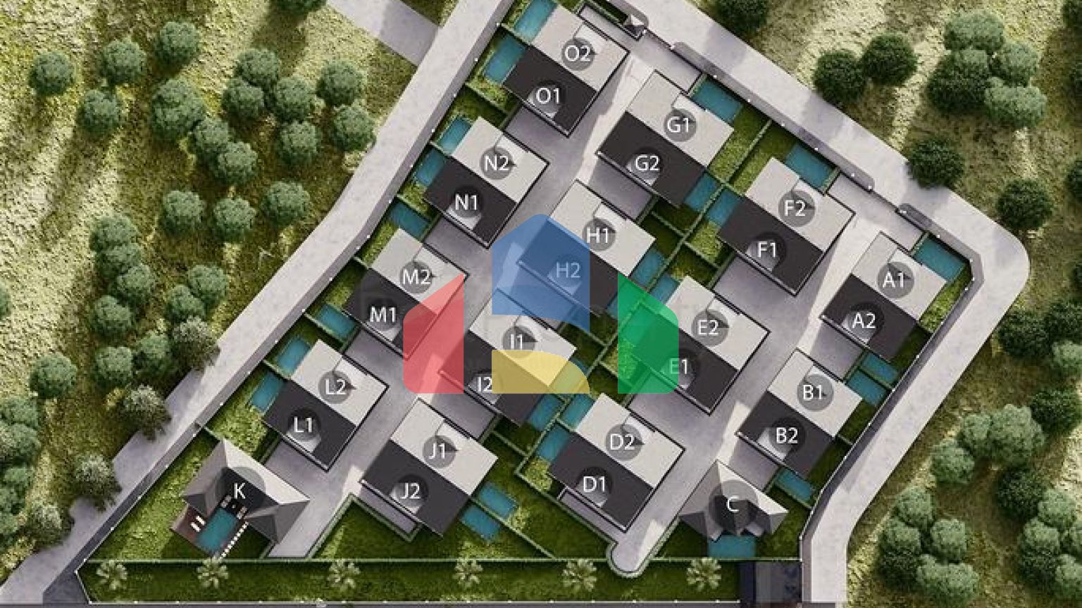 Виллы планировки 3+1 , 4+1 и 5+1 в районе Дошемеалты - Анталия