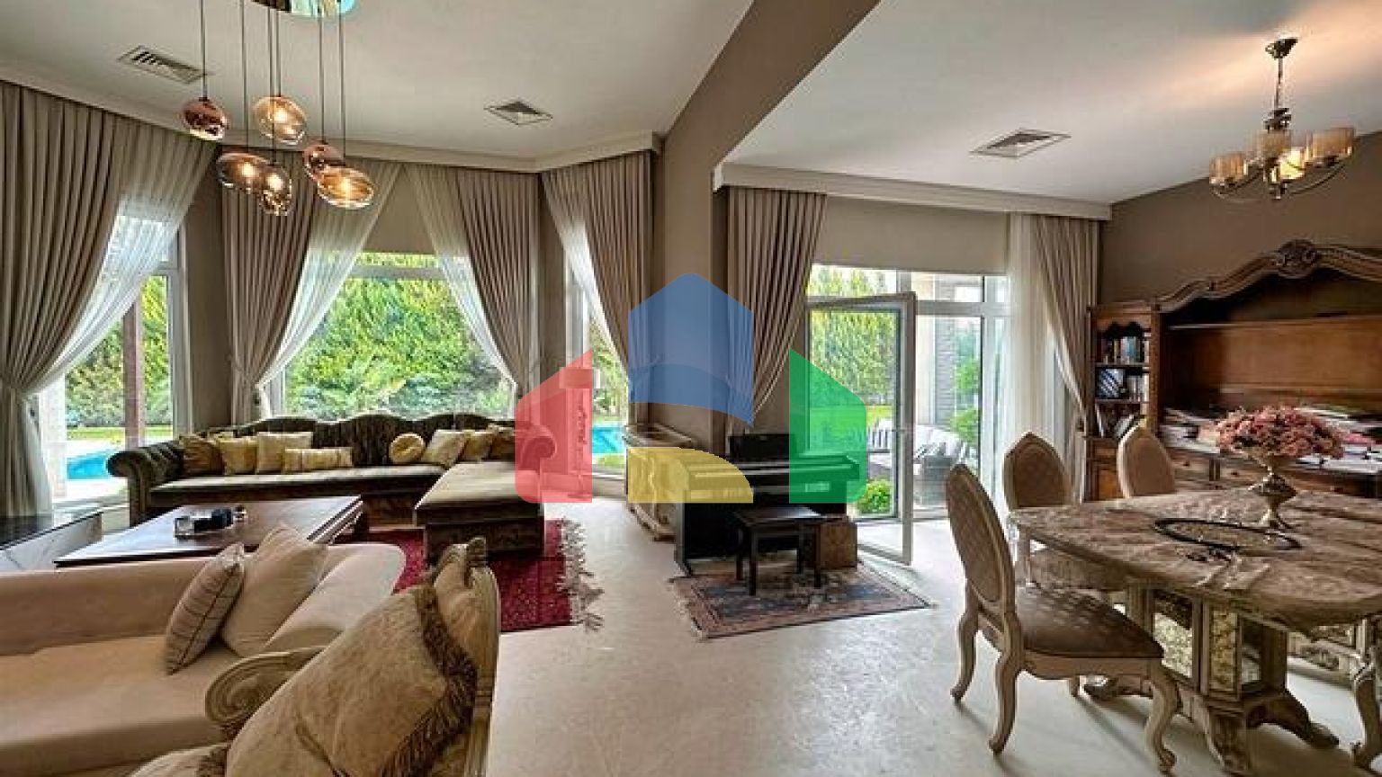 Вилла планировки 5+1 в районе Дошемеалты - Анталия