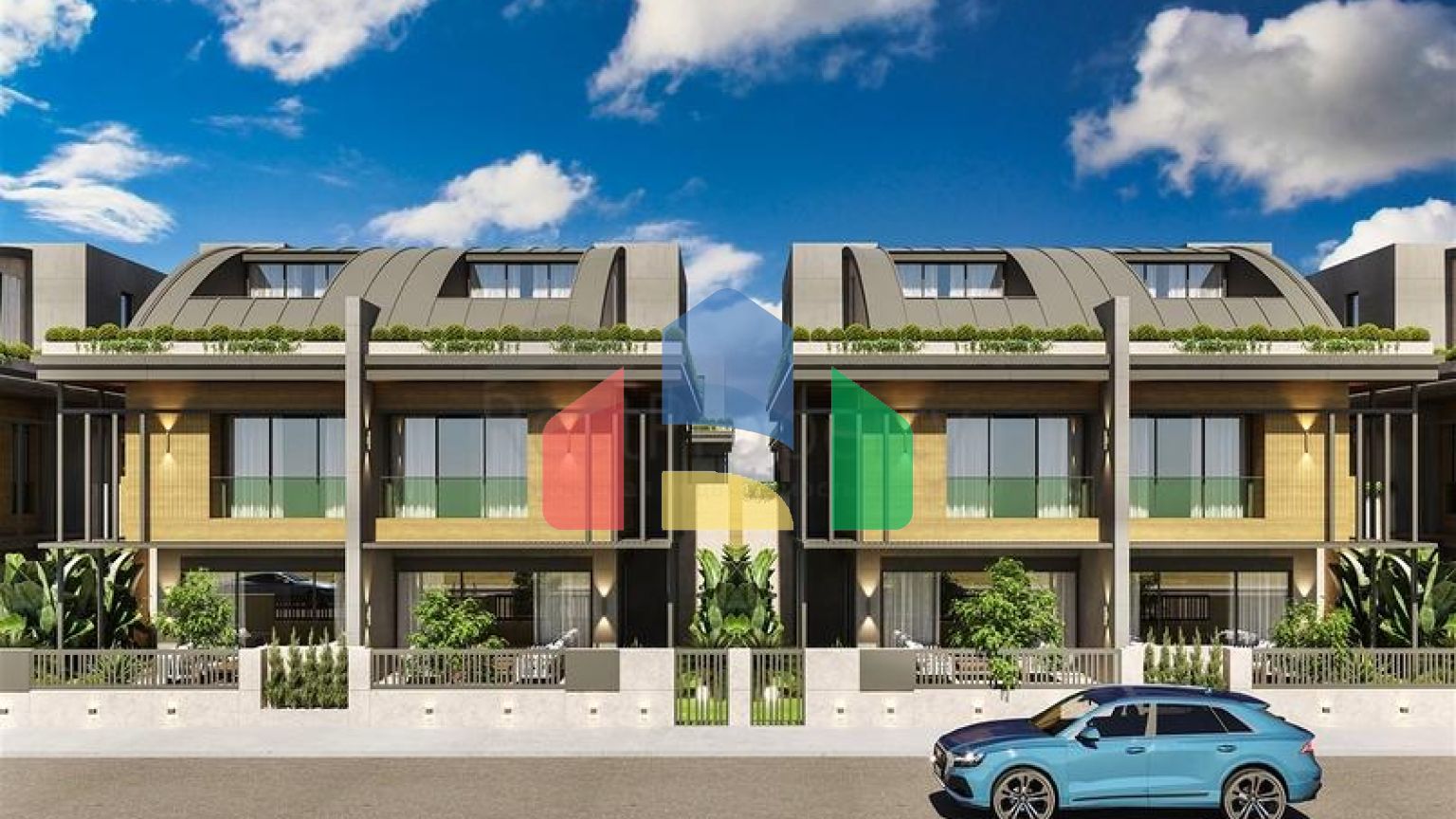 Виллы планировки 4+1 в районе Дошемеалты - Анталия