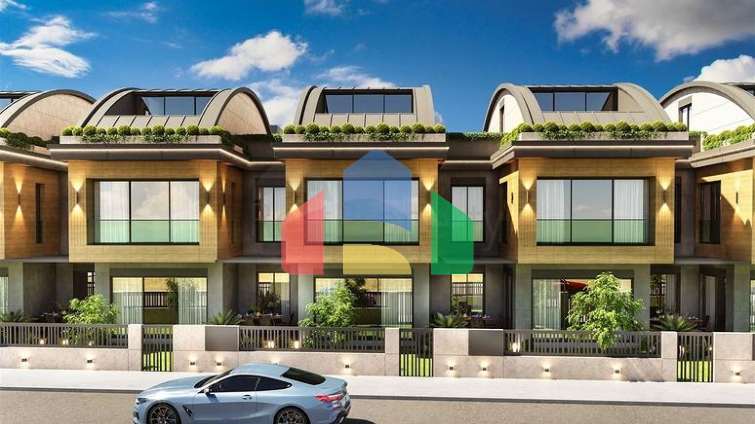 Виллы планировки 4+1 в районе Дошемеалты - Анталия